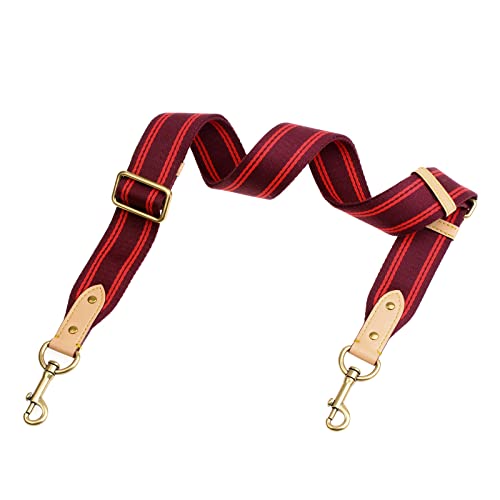 Image of jiesinlov Bag Strap Replacement Crossbody Strap for TOTE Handbags Adjustable (RED)