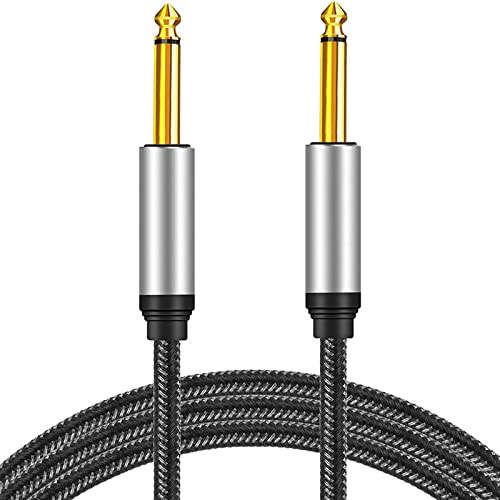 Image of ECOMISTIQ6.35mm Instrument Cable Unbalanced Jack Guitar Patch Cords for Speaker 1M