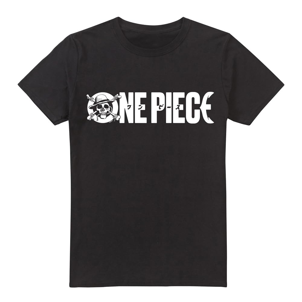 One Piece Mono Logo Unisex T Shirt, Black, Large