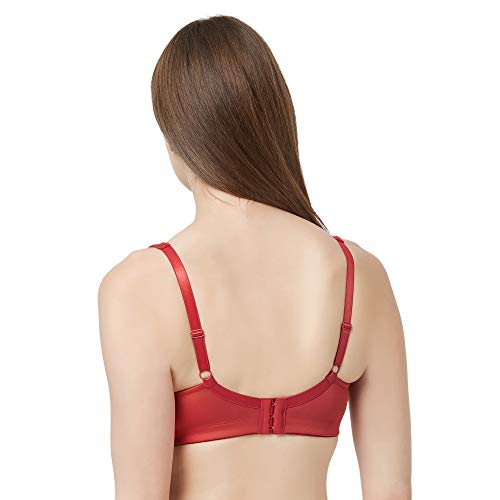 Image of SOIE Women Minimizer Poly Spandex Full Coverage Non Wired Bra