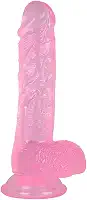 Dídlo realista de pele de 20 cm com ventosa para mulheres, brinquedo macio de PVC, Dîld, massagem relaxante feminina para homens e mulheres Pe12 penisde borracha Pseudopénis moles