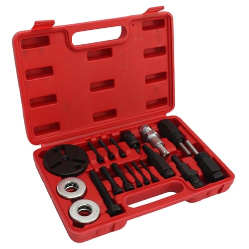 KLLJRFW 18pcs A/c Compressor Clutch Remover Kit, AC Clutch Removal Tool Air Conditioning A/C Compressor Clutch Remove Install Kit for Car Repair