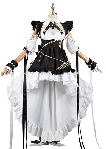 アズールレーン チェシャー メイドコスプレ服 黒色