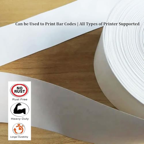 Image of Premium Taffeta Washable Roll Fabric Paper for Laundry Tagging (35mm x 200 Meter)