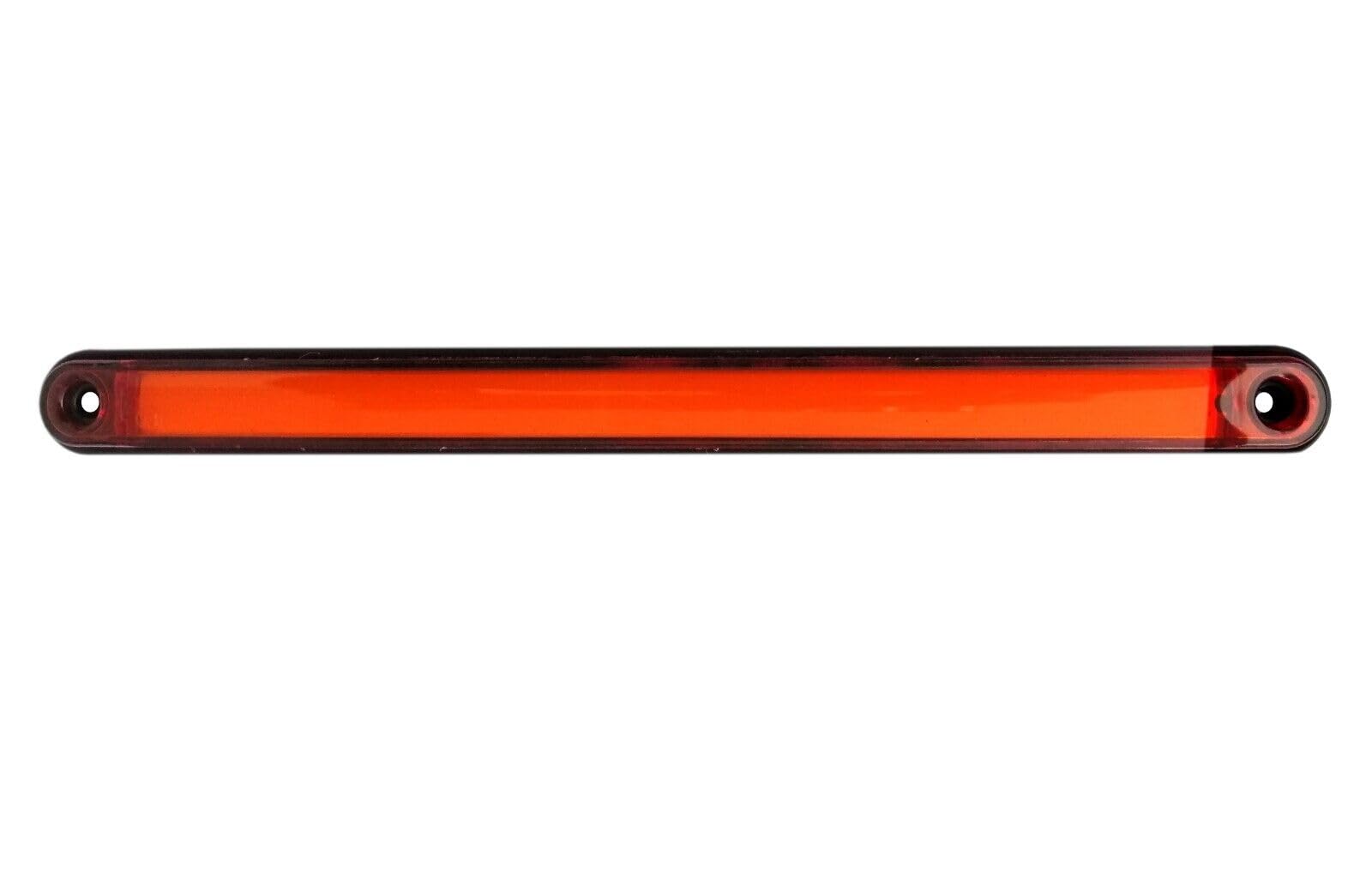 Lot de 10 Feux de Gabarit LED 12-24V Orange/Ambre Effet Néon Position Latéral Camion Remorque Camping-car Fourgon Agricole 24cm