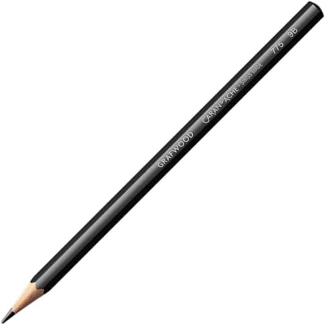 Caran D'ache Grafwood Graphite Pencil - 9B (775.259)