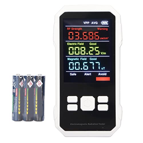 Detector de Radiación EMF Portátil con Alarma