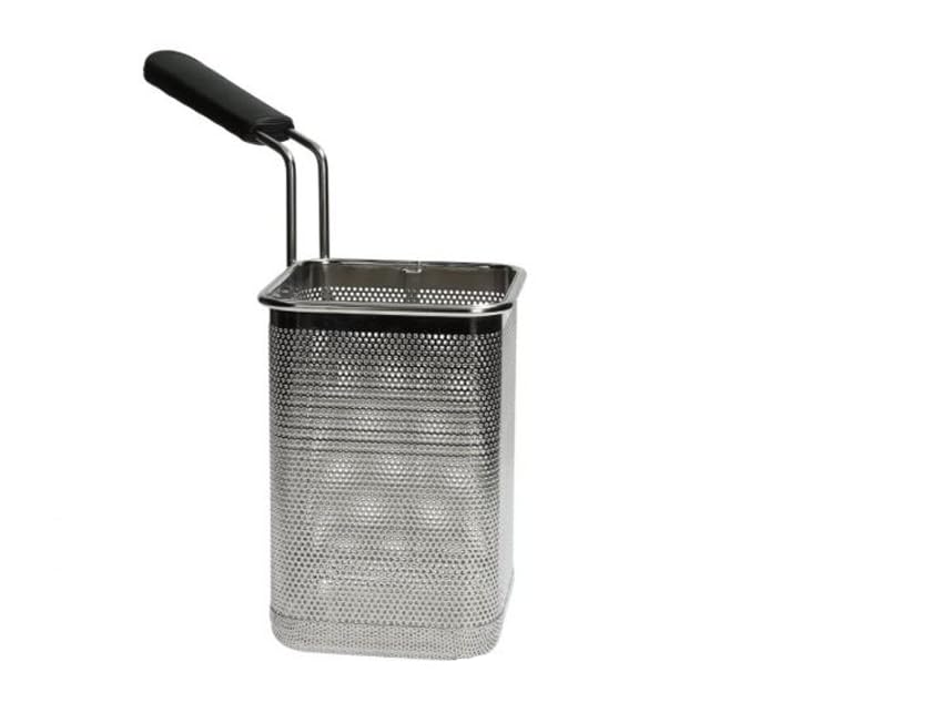 Cestello cesto cuocipasta modular 1/6 con maniglia laterale professionale in acciaio inox con impugnatura cuoco chef accessorio ricambio base scolapasta colapasta