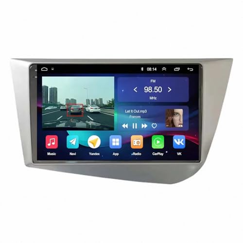 Radio de coche 2 DIN para Seat Leon 2 con navegación GPS y Mirror Link para tu móvil