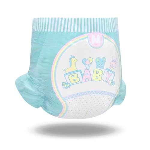 Image of Littleforbig Adjustable Hook-and-Loop Fastener Closure Adult Printed Diaper 2 Pieces - Baby Parade (Large 36 inch-48 inch)