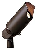 Kichler Lighting 15398AZT 12-Volt Low Voltage Micro-Accent Light, Textured Architectural Bronze