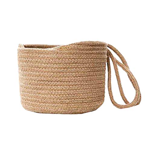 Cabilock Decorative Hanging Plant Pot Woven Plant Basket Indoor Hanger for Home