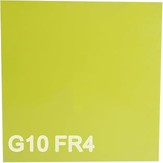 G10 FR4 Sheet Fiberglass Panel, Epoxy Resin Panel, 235x235x5mm Yellow
