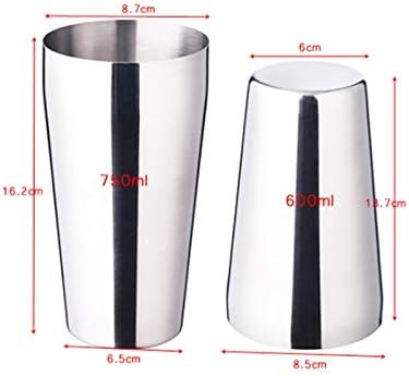 Set de 13 Piezas para Bartender Coctelera Acero Inoxidable con Rack miniatura 7