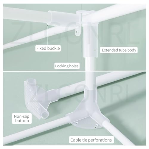 Estructura de cama con dosel para literas con tienda de campaña superior 6