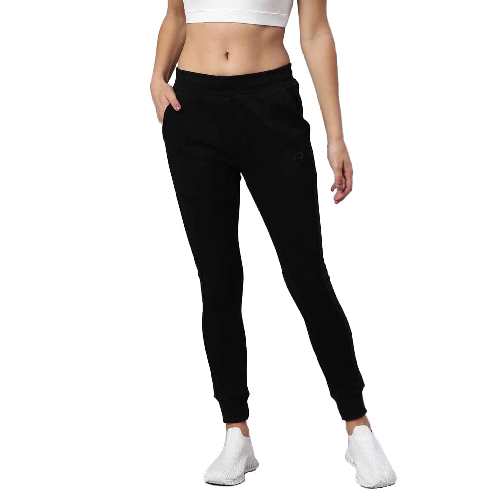 Proline Polyester Cotton Regular Fit Womens Track Pants