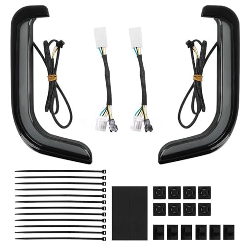 Luz trasera para carenado inferior de Harley Touring 1996-2013 cromada y negra