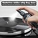 DINGSEN Reinigungsset für Vinyl-Schallplatten, komplettes 4-in-1-Reinigungsset für Vinyl-Schallplatten, 100 ml, weicher Samt-Bürste, gerader Griff und Rundkopfbürste