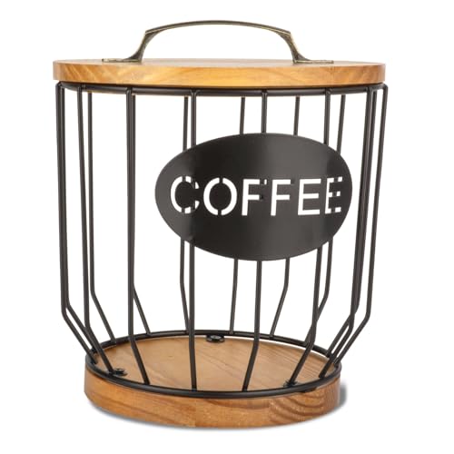 Guolich Panier à capsules de café, porte-capsules de café, rangement de capsules de café, panier à singe, pour le stockage des capsules de café et des fruits pour (Orbiculaire)