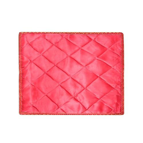 Image of Kuber Industries Saree Cover | Clothes Storage Bag | Single Packing Saree with Zip Closure | Wardrobe Organizer | Cloth Stoarge Organizer | 4 Side Lace Saree Cover | Pack of 6 | Pink