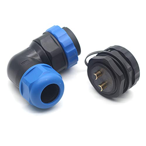 Conector industrial SD28 2Pin a prueba de agua IP67 miniatura 5