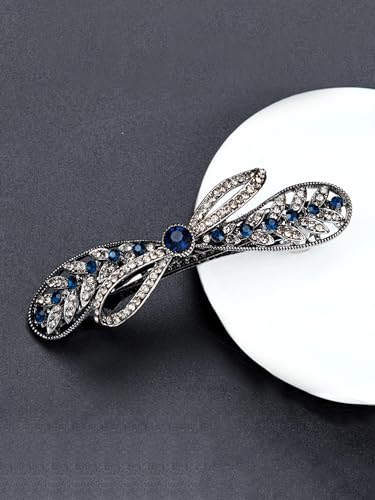 Crystal French Hair Clips, Elegant Accessories