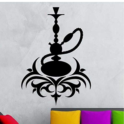 MRQXDP Shisha Shop Wandaufkleber Auto Aufkleber Vinyl Aufkleber Decor Wand Kunst Wohnzimmer Dekoration Shisha Rauchen…