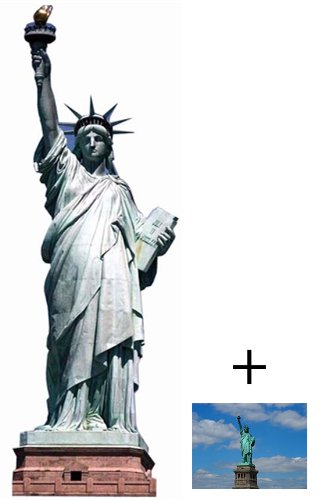 BundleZ-4-FanZ Fan PacksStatue of Liberty - Famous Landmark Lifesize Cardboard Cutout/Standee/Standup - Includes 8x10 (20x25cm) Star Photo