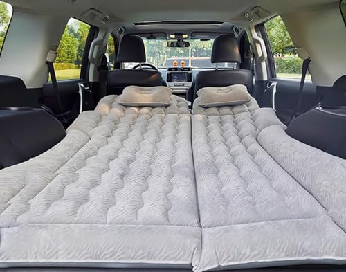 LMYFCL66 Colchon Coche para AIpina D5, Colchón Coche Hinchable Cama de Coche Colchon Coche Maletero Cama Inflable Coche,Grey