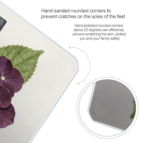 Báscula digital de baño con pantalla LCD y base antideslizante miniatura 4