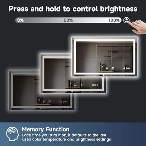 24x40-Inch-LED-Bathroom-Mirror-Lighted-Vanity-Mirror-for-Wall-with-Front-and-Backlit-Anti-Fog-Shatter-Proof-3-Color-Temperatures-Memory-Stepless-Dimmable-HorizontalVertical