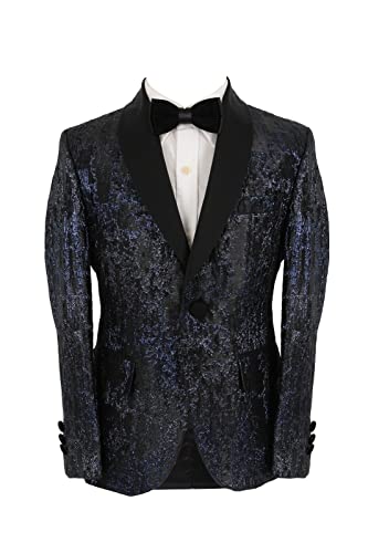 Costume de cérémonie jacquard luxe pour garçon - Ensemble tuxedo haut de gamme 2 pièces