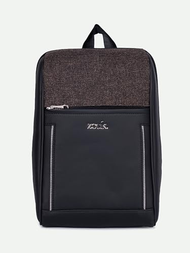 Image of ZOUK Olina Daypack for Women - Convertible Backpack with Laptop & iPad Compartments | Stylish Handcrafted Office & Travel Bag with Water-Resistant Lining & Dual Straps |