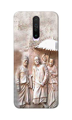 Image of Printed Hard Back Cover Case for Mi Poco X2 Back Cover (Sai Baba) -1803