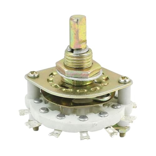 Commutateur rotatif KCZ3 3P3T 3 pôles 3 jets sélecteur de position monocouche avec canal