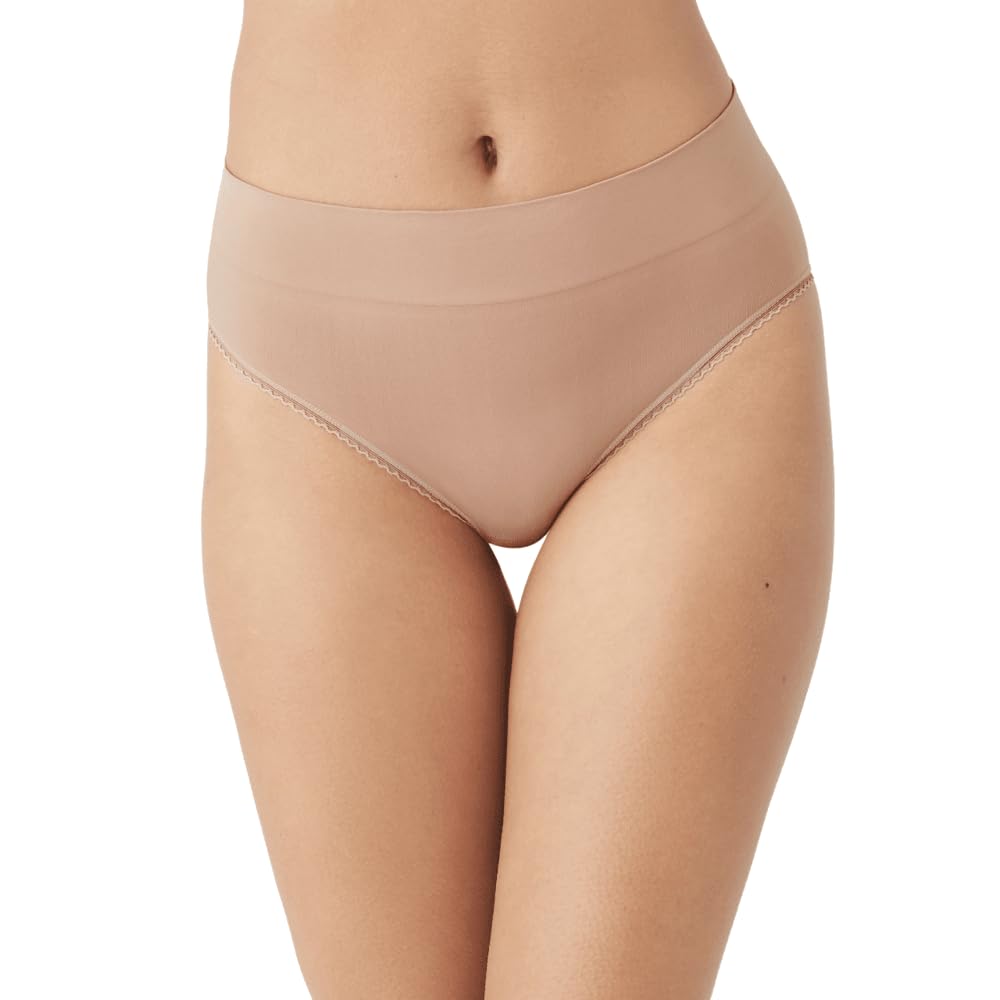 Wacoal womens Feeling Flexible Seamless Hi Cut Panty Briefs