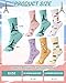 Liitrsh 6 Pairs Funny French Socks for Women Girls Novelty French Language Bonjour Socks Paris Holiday Gift for Traveler France Lover