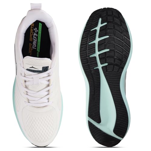 Image of JQR GLOBAL PRO Men's Sports Running Shoes Mesh Upper Lace up Design Soft Cushioned Memory Foam Insole Extra Grip Anti Skid Comfortable Lightweight Durable for Gym, Workout, Walking & Everyday (6)