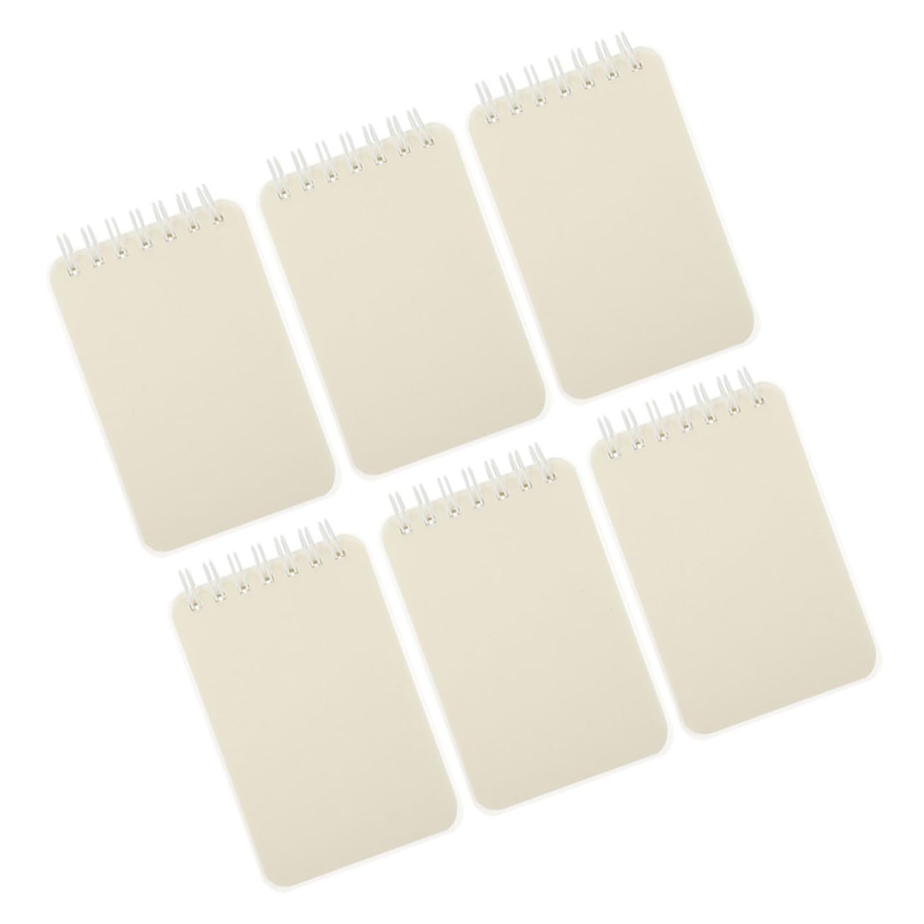 NUOBESTY 5 Ensembles Livre De Bobine A7 Cahier De Poche Pour Enfants Cahiers En Vrac Joli Journal Ligné Cahier À Spirale Carnet De Notes Cahier Petit Cahier Ligné Pp Blanche 6 Pièces * 5