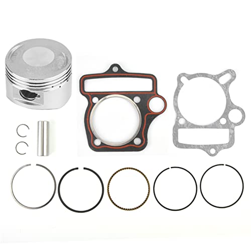 Peças de Motor, Peças de Motor de 125cc 54mm Conjunto de Pistão Anéis Juntas Apto para LiFan ATV Go