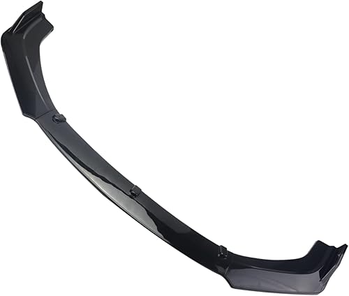 Miniatura 4 de 3 alerones de parachoques delantero negro brillante, compatible con Honda Civic 2016-2020, kit de carrocería de parachoques inferior, material de