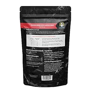 Visionary Pet Meals Beef Freeze Dried Canine Meals | Excessive Protein, Low Carb and Grain Free, Made with Human Grade Substances for Optimum Vitamin and Digestion Pure Beef Formulation, 3.5oz Trial Measurement