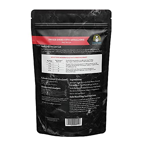 Visionary Pet Meals Beef Freeze Dried Canine Meals | Excessive Protein, Low Carb and Grain Free, Made with Human Grade Substances for Optimum Vitamin and Digestion Pure Beef Formulation, 3.5oz Trial Measurement Visionary Pet Meals Beef Freeze Dried Canine Meals | Excessive Protein, Low Carb and Grain Free, Made with Human Grade Substances for Optimum Vitamin and Digestion Pure Beef Formulation, 3.5oz Trial Measurement