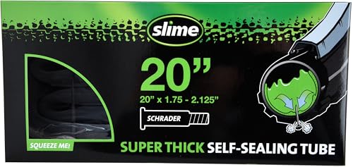 Image of Slime Extra Strong Self-Sealing Inner Bike Tube for Bicycle Tires w /Slime Sealant Inside & Fibro-Seal Technology