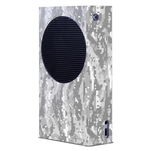 Autocollant Xbox Series S gris camo pour personnaliser votre espace de jeu vidéo moderne