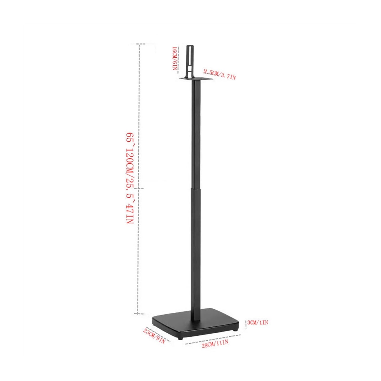 Supporto per Casse acustiche Treppiedi for Altoparlanti da Pavimento for Rack Audio for teatro satellitare Distanziali Surround elevati Supporti per proiettori