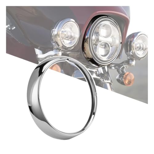 Ensemble pour Touring et Electra Glide avec anneau de phare de haute finition