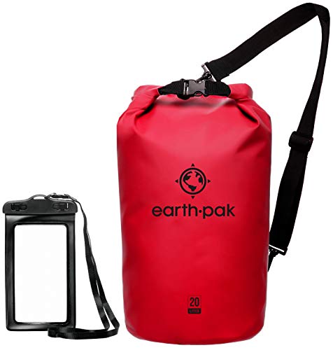 Earth Pak: Bolsa impermeable   de compresión seca enrollable mantiene el equipo seco