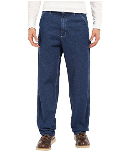 Carhartt Men's Washed Denim Original Fit Work Dungaree B13,Darkstone,33 x 30