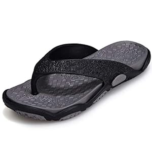 Outdoor-Teenslippers Voor Heren, Gepersonaliseerde Slippers, Zomerse Antislip Strandschoenen, Zomerstrand Zachte En Harde Antislip Binnen- En Buitensandalen,Black,42